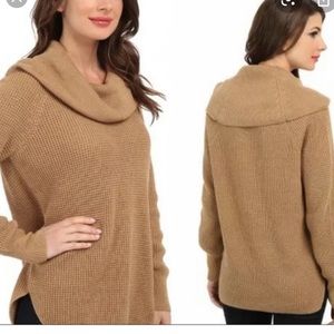 Michael Kors Waffle Cowl-neck Sweater